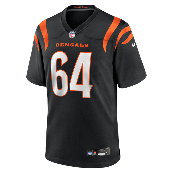 Cincinnati Bengals Ted Karras Nike Black Game Player Jersey