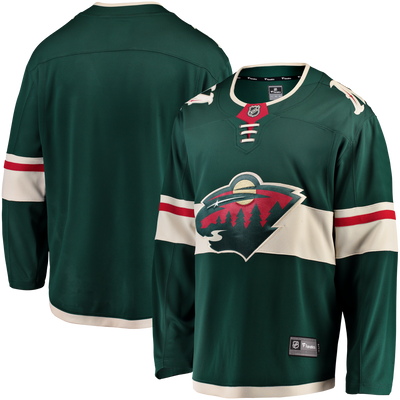 Minnesota Wild Fanatics Green Home Breakaway Jersey