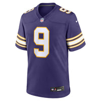 Minnesota Vikings J.J. McCarthy Nike Purple 2nd Alternate Player Game Jersey