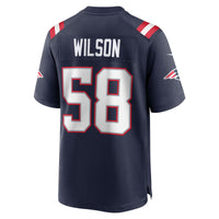 New England Patriots Jared Wilson Nike Navy Team Game Jersey