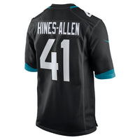 Jacksonville Jaguars Josh Hines-Allen Nike Black Alternate Game Jersey
