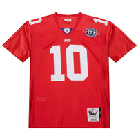 New York Giants 2004 Eli Manning Mitchell & Ness Red Authentic Throwback Retired Player Jersey