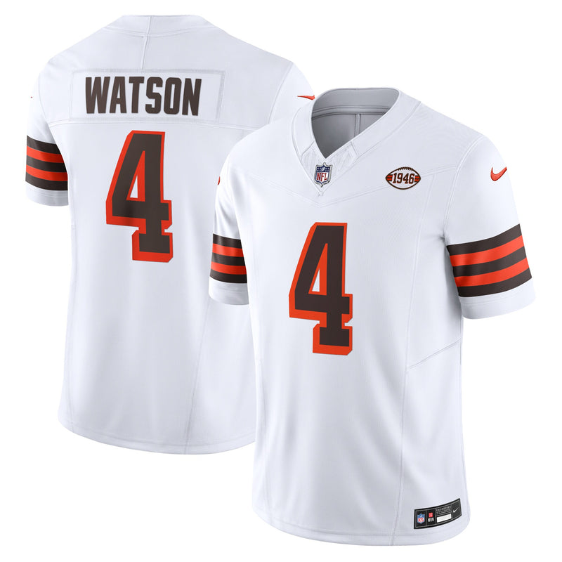 Cleveland Browns Deshaun Watson Nike White Vapor F.U.S.E. Limited Jersey