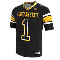 Kennesaw State Owls GameDay Greats Lightweight Collegiate Football Blackout Fashion Jersey