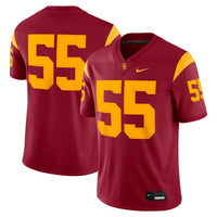 #55 USC Trojans Nike Home Game Jersey - Cardinal