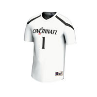 #1 Cincinnati Bearcats GameDay Greats Lacrosse Fashion Jersey - White