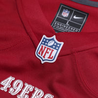 San Francisco 49ers Jon Weeks Nike Scarlet Team Game Jersey
