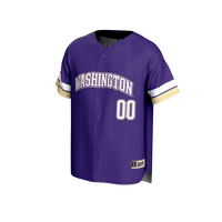 Washington Huskies GameDay Greats NIL Pick-A-Player Lightweight Baseball Jersey - Purple