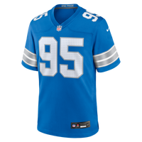 Detroit Lions Mathieu Betts Nike Blue Game Jersey