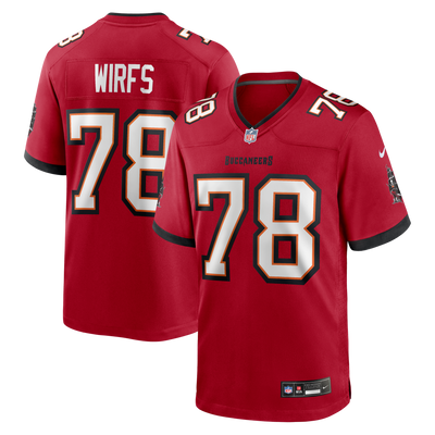 Tampa Bay Buccaneers Tristan Wirfs Nike Red Player Game Jersey