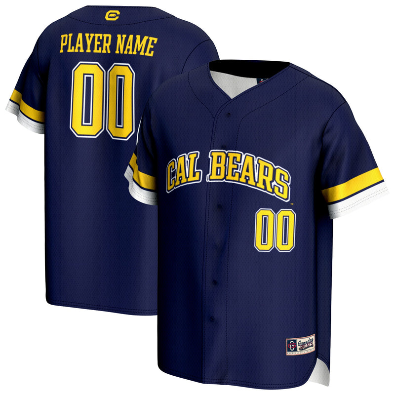 Cal Bears GameDay Greats NIL Pick-A-Player Lightweight Baseball Jersey - Navy