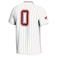 #0 Virginia Tech Hokies GameDay Greats Softball Fashion Jersey - White