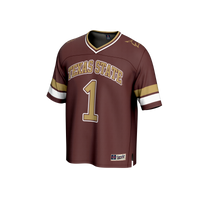 #1 Texas State Bobcats GameDay Greats Lightweight Collegiate Football Fashion Jersey - Maroon
