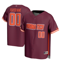Virginia Tech Hokies GameDay Greats NIL Pick-A-Player Lightweight Baseball Jersey - Maroon