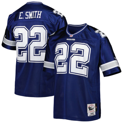 Dallas Cowboys 1996 Emmitt Smith Mitchell & Ness Navy Authentic Throwback Retired Player Jersey