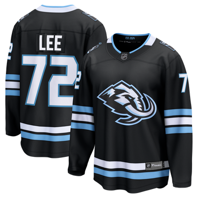 Utah Mammoth Anders Lee Fanatics Black Home Breakaway Jersey