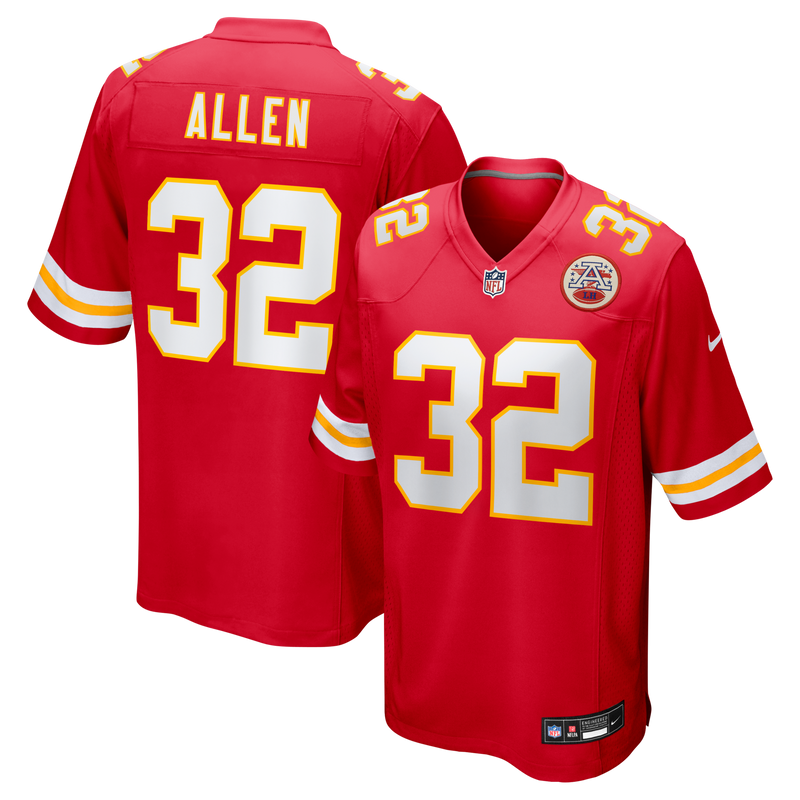 Kansas City Chiefs Marcus Allen Nike Red Game Retired Player Jersey