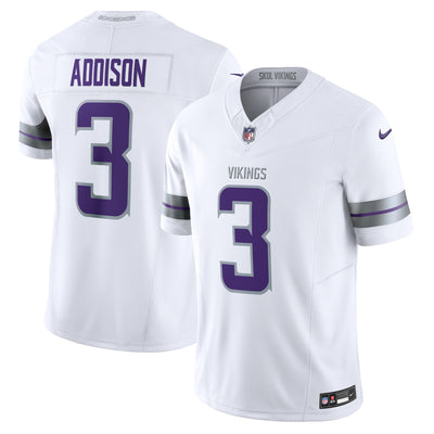 Minnesota Vikings Jordan Addison Nike White Alternate Vapor F.U.S.E. Limited Jersey