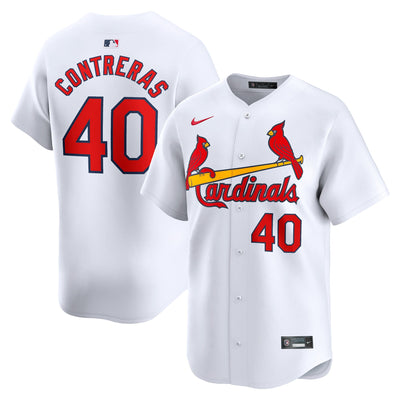 St. Louis Cardinals Willson Contreras Nike White Home Limited Player Jersey