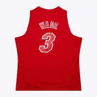 Miami Heat Mitchell & Ness Dwyane Wade 2012 Day Jersey - Scarlet