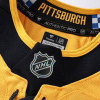 Pittsburgh Penguins Fanatics Gold Alternate Authentic Pro Custom Jersey