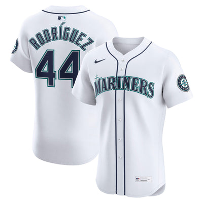 Seattle Mariners Julio Rodríguez Nike White Home Elite Jersey