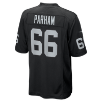 Las Vegas Raiders Dylan Parham Nike Black Game Player Jersey