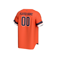 Virginia Cavaliers GameDay Greats NIL Pick-A-Player Baseball Lightweight Jersey - Orange