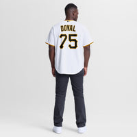 Pittsburgh Pirates Camilo Doval Nike White Home Replica Jersey