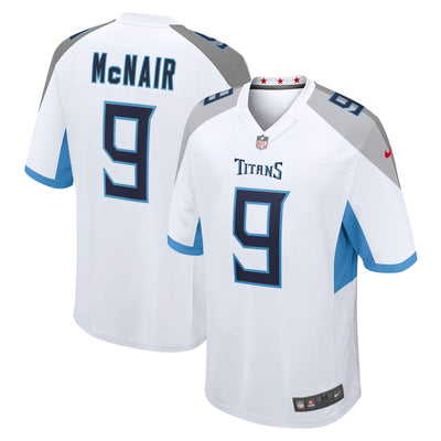 Tennessee Titans Steve McNair Nike White Retired Player Game Jersey