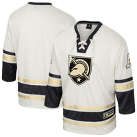 Army Black Knights Colosseum Puck Proud Fashion Hockey Jersey - Cream