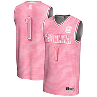 #1 South Carolina Gamecocks GameDay Greats Lightweight Basketball Jersey - Pink