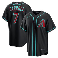 Arizona Diamondbacks Corbin Carroll Nike Black Alternate Replica Jersey
