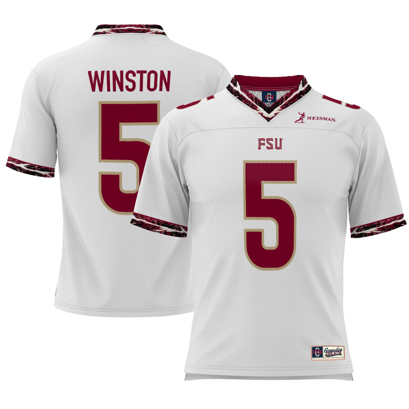 Jameis Winston Florida State Seminoles GameDay Greats Heisman Football Jersey – White