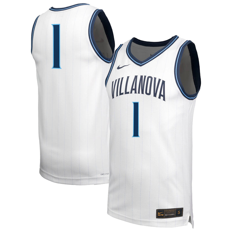 Villanova Wildcats Nike #1 Retro Replica Basketball Jersey - White