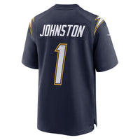 Los Angeles Chargers Quentin Johnston Nike Navy Alternate Super Chargers Game Player Jersey