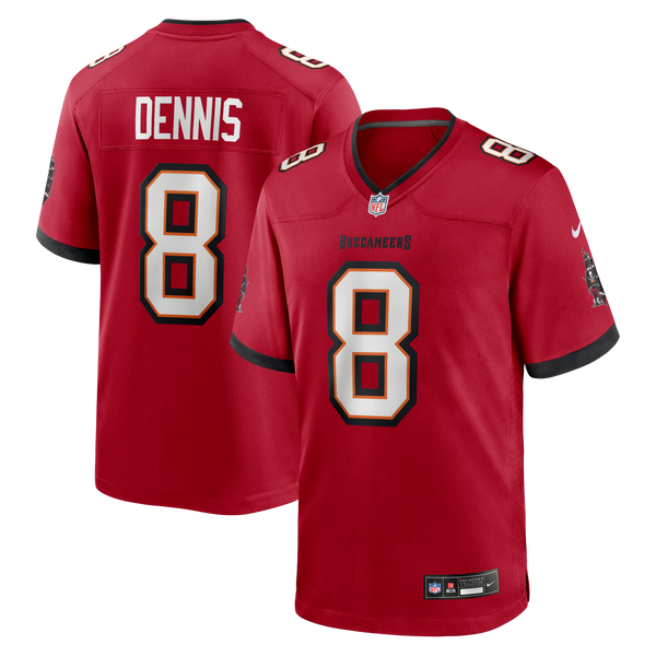 Tampa Bay Buccaneers SirVocea Dennis Nike Red Game Jersey