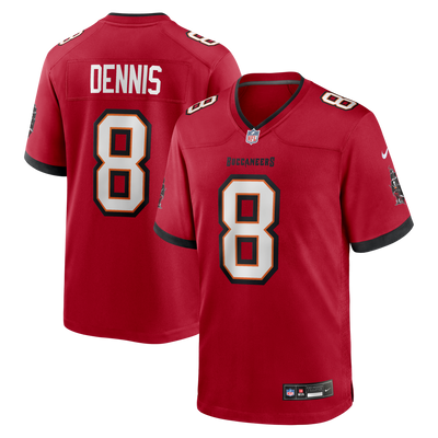 Tampa Bay Buccaneers SirVocea Dennis Nike Red Game Jersey