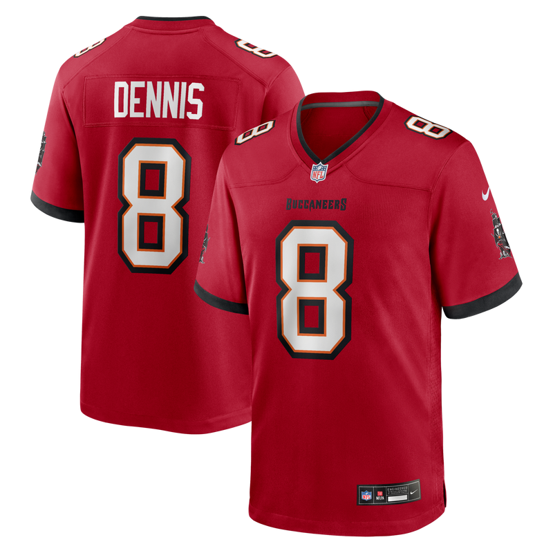Tampa Bay Buccaneers SirVocea Dennis Nike Red Game Jersey