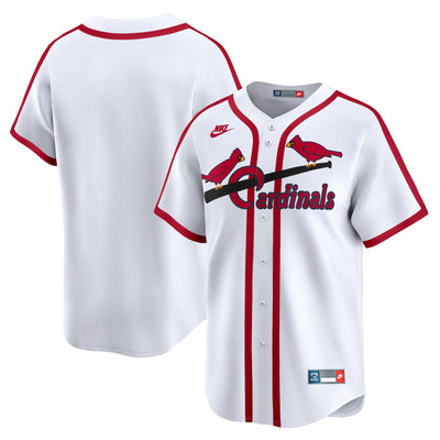 St. Louis Cardinals Nike White Cooperstown Collection Limited Jersey