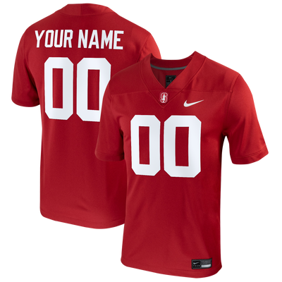 Nike Cardinal Stanford Cardinal Football Custom Game Jersey