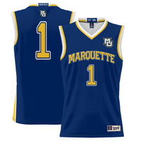 #1 Marquette Golden Eagles GameDay Greats Lightweight Basketball Jersey - Navy