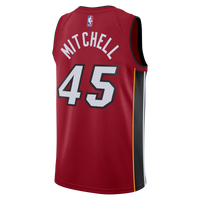 Miami Heat Jordan Brand Statement Edition Swingman Jersey - Red - Davion Mitchell