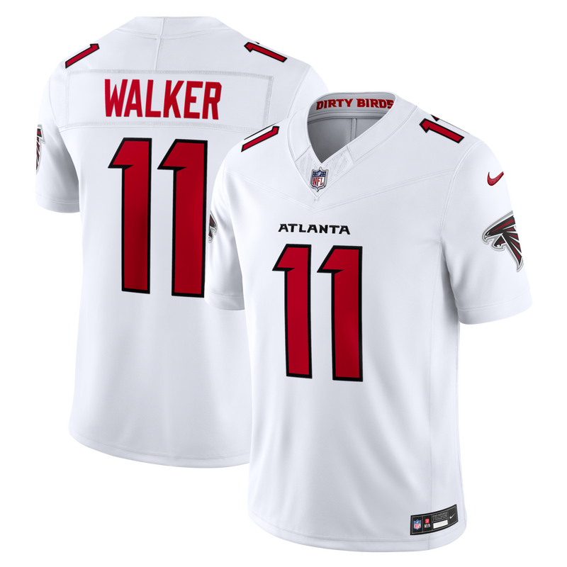 Atlanta Falcons Jalon Walker Nike White Vapor F.U.S.E. Stitched Limited Jersey