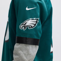 Philadelphia Eagles Saquon Barkley Nike Midnight Green Game Player Jersey