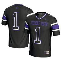 #1 Stephen F Austin Lumberjacks GameDay Greats Football Jersey - Black