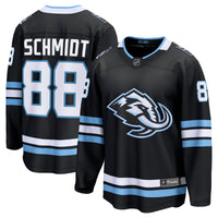 Utah Mammoth Nate Schmidt Fanatics Black Home Breakaway Player Jersey