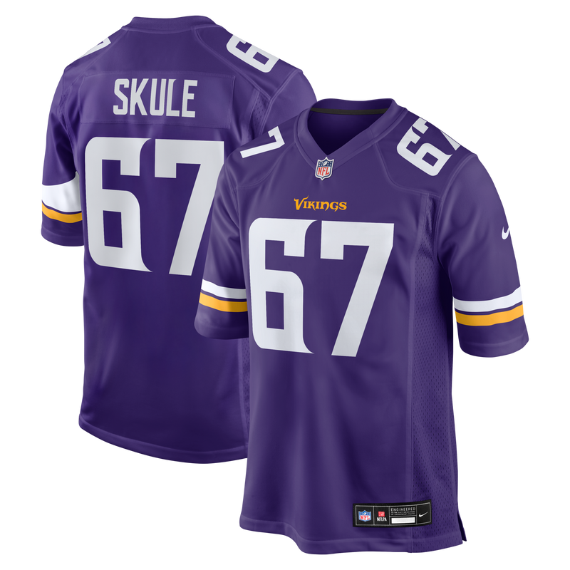 Minnesota Vikings Justin Skule Nike Purple Team Game Jersey