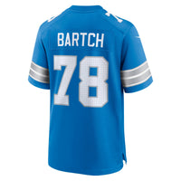 Detroit Lions Ben Bartch Nike Blue Team Game Jersey