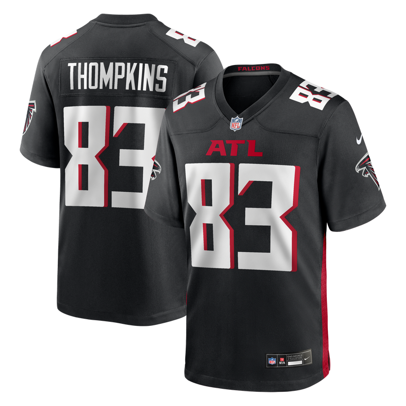Atlanta Falcons Deven Thompkins Nike Black Team Game Jersey